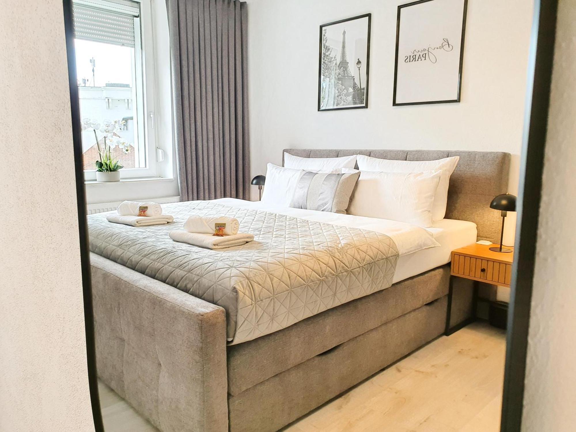 Livation - Apartments Hamm-Mitte - 2 Zi - Nespresso - Smarttv - Freewifi - Ausgestattete Kueche - 24H Check-In - Bis 4 Pers Pro Apartment Hamm  Extérieur photo
