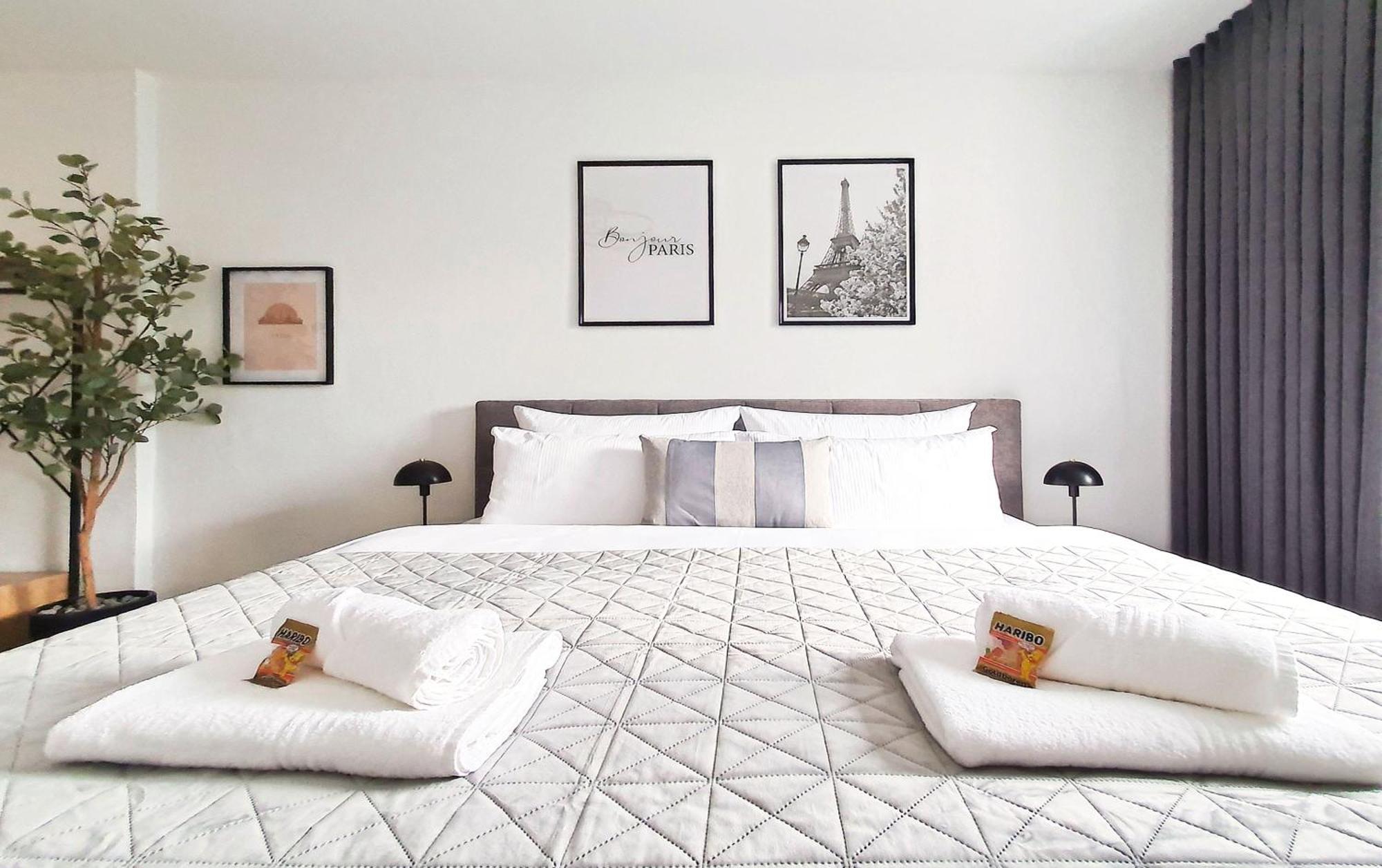 Livation - Apartments Hamm-Mitte - 2 Zi - Nespresso - Smarttv - Freewifi - Ausgestattete Kueche - 24H Check-In - Bis 4 Pers Pro Apartment Hamm  Extérieur photo