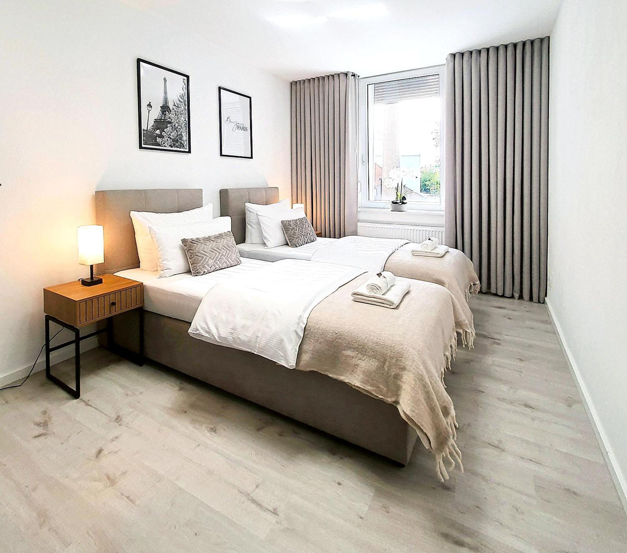 Livation - Apartments Hamm-Mitte - 2 Zi - Nespresso - Smarttv - Freewifi - Ausgestattete Kueche - 24H Check-In - Bis 4 Pers Pro Apartment Hamm  Extérieur photo