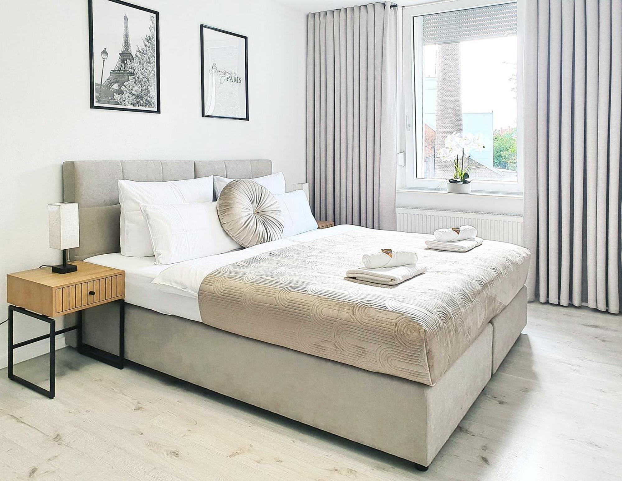 Livation - Apartments Hamm-Mitte - 2 Zi - Nespresso - Smarttv - Freewifi - Ausgestattete Kueche - 24H Check-In - Bis 4 Pers Pro Apartment Hamm  Extérieur photo